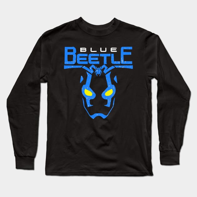 blue hermano beetle Long Sleeve T-Shirt by corbinbacksunday